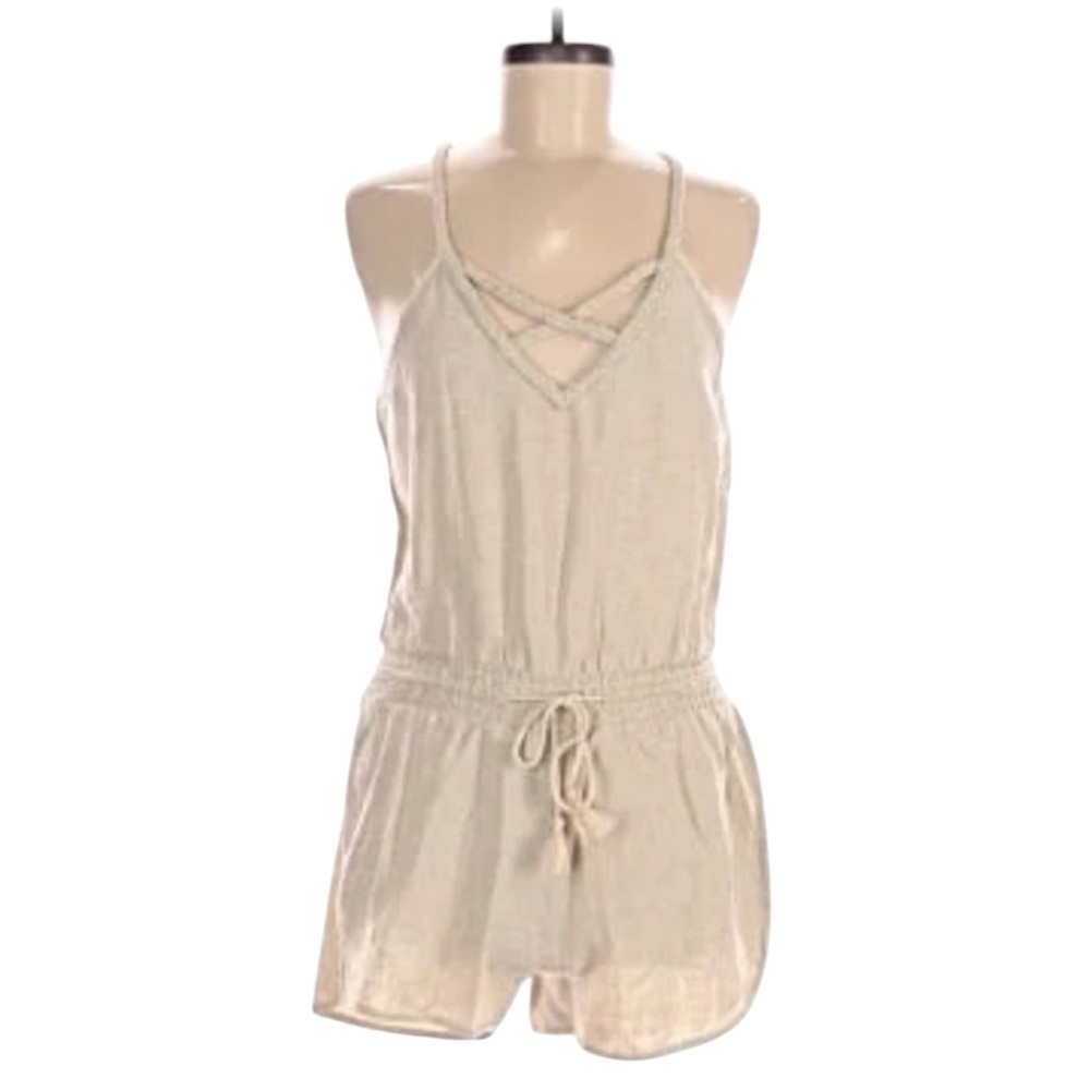 INDIGO REIN Linen + Viscose Romper Size M